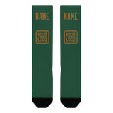 Custom Green Khaki Knee-High Sock