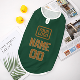 Custom Green Khaki Pet Vest