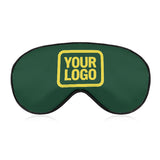 Custom Green Light Yellow Sleep Mask