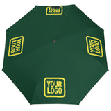 Custom Green Light Yellow Automatic Umbrella