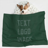 Custom Green Blue Green Pet Blanket