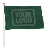 Custom Green Blue Green Flag