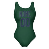 Custom Green Blue Swimsuit