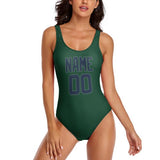 Custom Green Blue Swimsuit