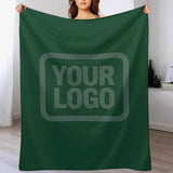 Custom Green Blue Green Blanket
