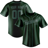 Custom Green & Blue Green Colors Design Sports Baseball Jersey