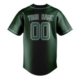 Custom Green & Blue Green Colors Design Sports Baseball Jersey
