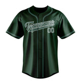 Custom Green & Blue Green Colors Design Sports Baseball Jersey
