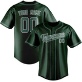 Custom Green & Blue Green Colors Design Sports Baseball Jersey