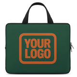 Custom Green Orange Laptop Bag