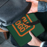 Custom Green Orange Laptop Bag