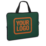 Custom Green Orange Laptop Bag