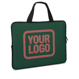 Custom Green Copper Rose Laptop Bag