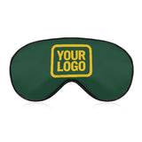 Custom Green Gold Sleep Mask