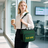 Custom Green Gold Lunch Bag