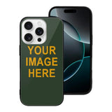 Custom Dark Green Yellow Phone Case