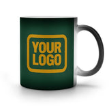 Custom Dark Green Yellow Magic Mug