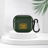 Custom Dark Green Yellow AirPods Case (3rd Generation)