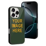 Custom Dark Green Yellow Phone Case