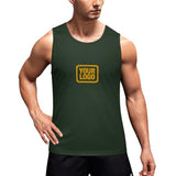 Custom Dark Green Yellow Men's Tank Top