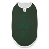 Custom Dark Green Green Pet Vest