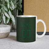 Custom Dark Green Green Mug