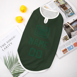 Custom Dark Green Green Pet Vest