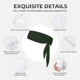 Custom Dark Green Green Headband