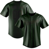 Custom Dark Green & Olive Colors Design Sports Baseball Jersey