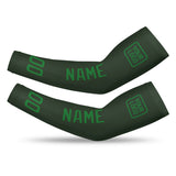 Custom Dark Green Emerald Green Arm Sleeve