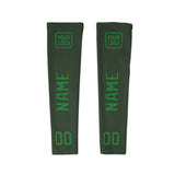 Custom Dark Green Emerald Green Arm Sleeve