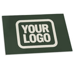 Custom Dark Green Cream Flag