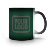 Custom Dark Green Dark Grey Magic Mug