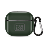 Custom Dark Green Dark Grey AirPods Case (3rd Generation)