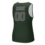 Custom Dark Green Dark Grey Men's Tank Top