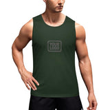 Custom Dark Green Dark Grey Men's Tank Top