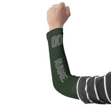 Custom Dark Green Dark Grey Arm Sleeve