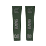 Custom Dark Green Dark Grey Arm Sleeve