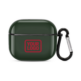 Custom Dark Green Red AirPods Case (3rd Generation)