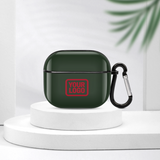 Custom Dark Green Red AirPods Case (3rd Generation)