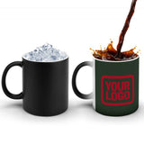 Custom Dark Green Red Magic Mug