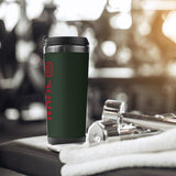 Custom Dark Green Red Stainless Steel Water Cup