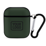 Custom Dark Green Black AirPods Case