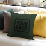 Custom Dark Green Black Pillowcase