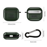 Custom Dark Green Black AirPods Case (3rd Generation)