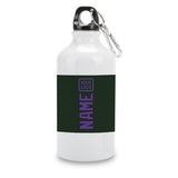 Custom Dark Green Light Purple Sports Bottle
