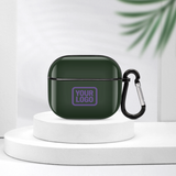 Custom Dark Green Light Purple AirPods Case (3rd Generation)
