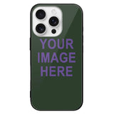 Custom Dark Green Light Purple Phone Case