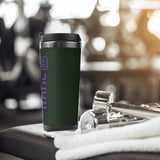 Custom Dark Green Light Purple Stainless Steel Water Cup