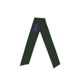 Custom Dark Green Light Purple Headband